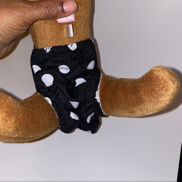 Female dog diaper with polka dots and bows - Picture 6 of 8